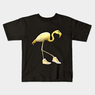 Banana Flamingo and shoes jellow sneakers Kids T-Shirt